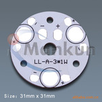 EDISON-LED LL-A-3X1W 30MM���/MR16����.������/��·��MCPCB