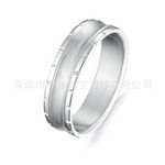 千影 316L不锈钢戒指 戒指批发加工订做 时尚简约 不锈钢饰品批发