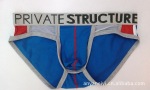 亚洲最热款 PRIVATE STRUCTURE 男士三角内裤 纯棉 时尚高雅
