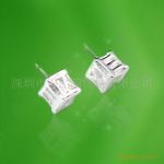 EC126 罗马方块耳钉 小饰品批发 耳环 耳钉