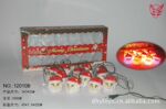 供应圣诞礼品 圣诞老人七彩灯串12只