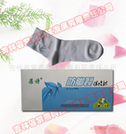 供应葆诗防脚裂袜 Q3051 男士薄棉全脚型 原紫燕脚裂袜