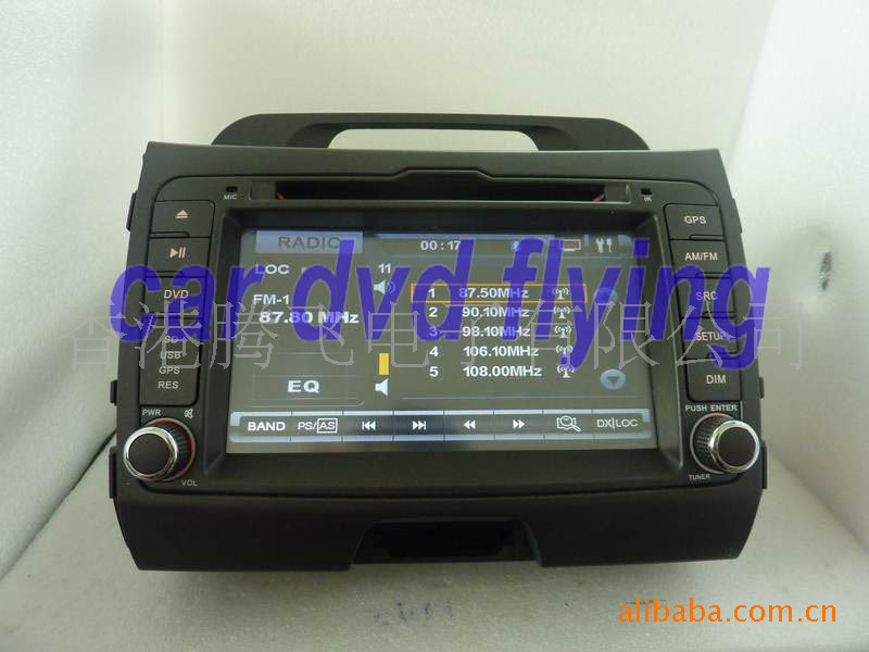 起亞KIA SPORTAGE R新智跑車載DVD帶GPS,IPOD,TV，藍牙工廠,批發,進口,代購