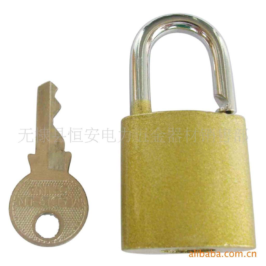 供应弧形小铁锁/彩色锁具/普通钥匙挂锁/门锁/办公锁
