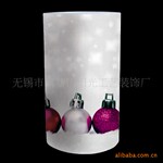 蜡烛圣诞花纸印刷