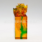 (专业)水晶印章 水晶狮子印章 水晶印玺