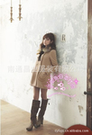 vivi11月新款女裝lana秋裝新款ingni毛毛領長款氣質大衣外套
