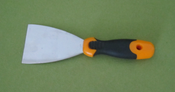 A28供应塑胶手柄不锈钢碳钢镜面油灰刀RUBBER,HANDLE,SCRAPER