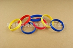厂家热销硅胶手环,色彩鲜艳,可加印logo