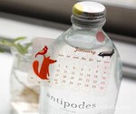 批发小商品畅销货源 韩国文具创意新款2012年日历装饰贴纸1套23g