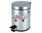 厂家直销 不锈钢垃圾桶 平盖脚踏式