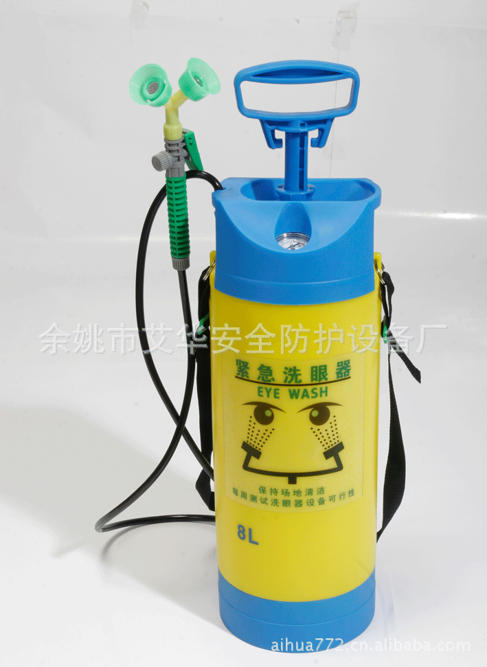 便携式洗眼器验厂专用压力式洗眼器3l5l8l