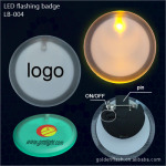LED闪光胸牌,发光胸牌,发光促销礼品,LED胸章