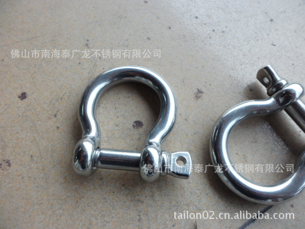 【厂家批发】正品304不锈钢索具 卸扣 钢丝绳锁扣