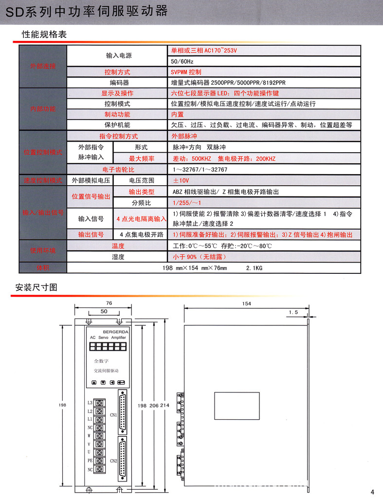 供应伺服电机驱动器,伺服电机控制器
