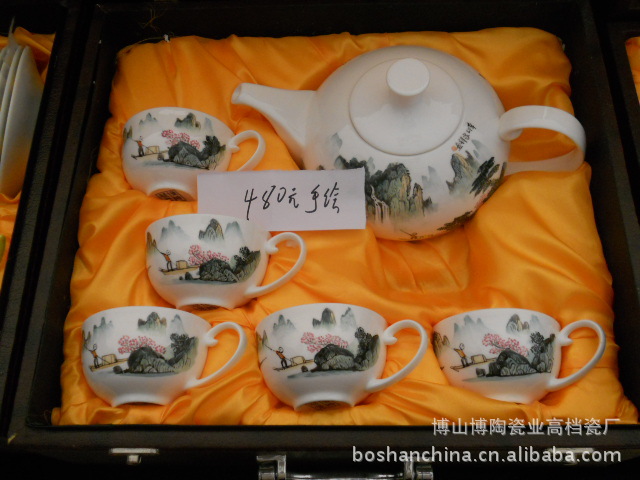 手绘骨瓷茶具