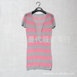 ��8.5Ԫ�ؼ��屡����֯��8556��������װ������֯T�� �պ�Ůװ