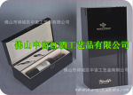 佛山工厂供应钢琴漆黑色木制红酒包装盒(外销款可配酒具)