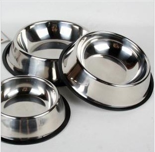 廠傢直銷寵物不銹鋼碗 寵物食具 狗碗狗盆寵物用品寵物碗 防滑碗工廠,批發,進口,代購