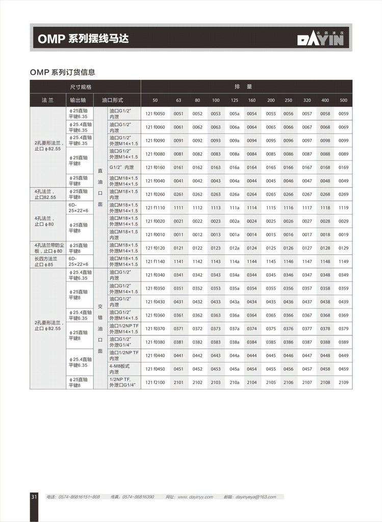 小型液压马达