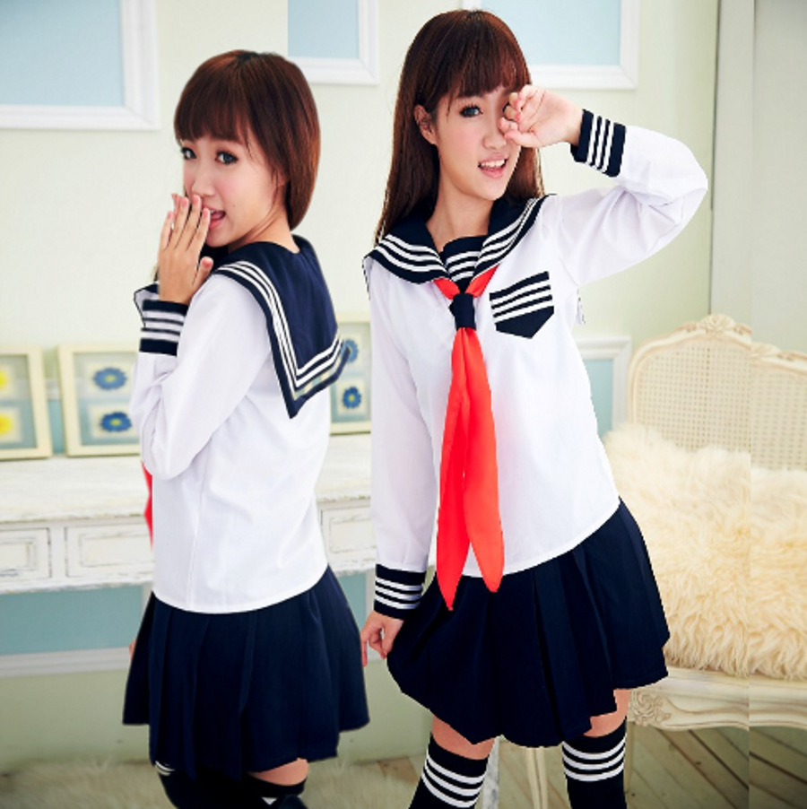 日韩校服高校学生服 学生制服角色扮演厂家批发摄影一
