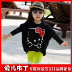 2012童装春装 爱儿布丁 hellokitty童T恤 蝙蝠衫 童装批发