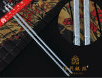 纯银餐具-银餐具-纯银筷子-银筷子-银筷- 空心车花纯银筷子