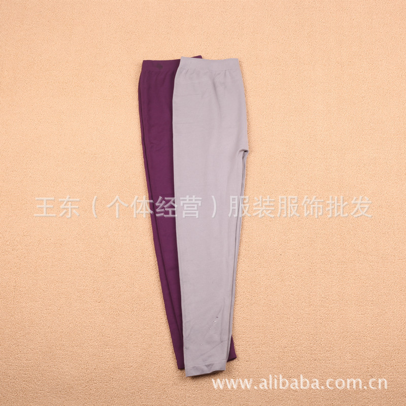 欧美外贸原单无缝弹力塑身九分裤女士运动休闲打底裤