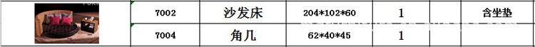 多功能藤沙发产品规格信息