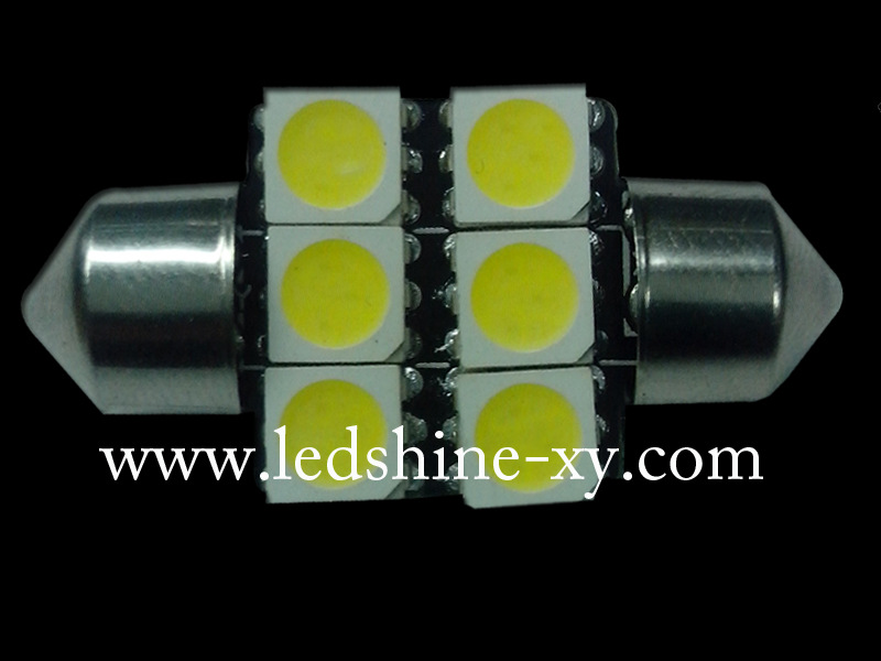 LED汽車燈、閱讀燈、車頂燈LED Auto Lamp (Festoon-6SMD 5050工廠,批發,進口,代購