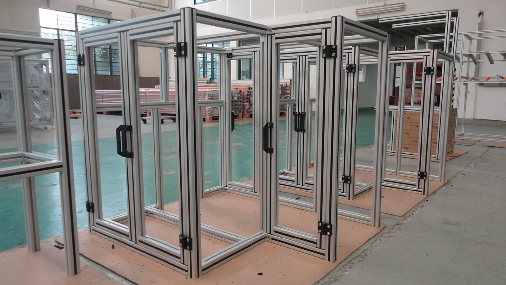 工业铝型材输送设备框架 铝型材框架铝材型材图片_2