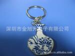 深圳生产钥匙扣陶瓷礼品适合作广告促销礼品