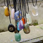 【新品上市】玉石挂件/个性工艺品/新奇特饰品/十二星座项链批发