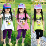 �����������YIMANSI����˿Ʒ��ͯװ ȫ��ӡ�����ж���ͯT��