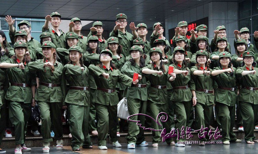 六一儿童摄影影楼服饰/军装表演服演出服/红卫兵表演服装/小雷锋图片