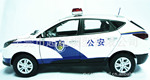 (专业定做)现代ix35警车模型 回力合金车模型 仿真合金模型