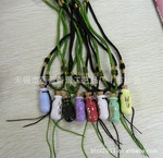 【厂家批发】TC10单扣线花生陶瓶芳香项链,精油瓶项链,芳香项链