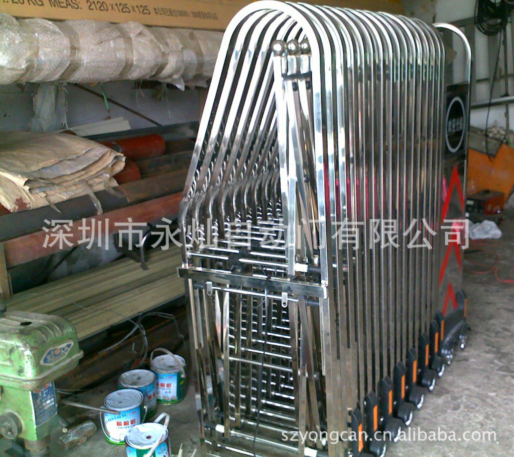 不锈钢标准交叉电动门