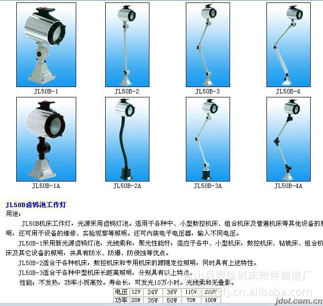 供应机床工作灯  JL50B-3工作灯 JL50F-3工作灯