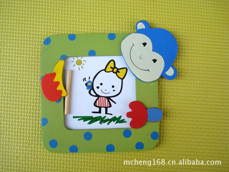 厂家直销木制卡通儿童小相框韩版照片架儿童礼品
