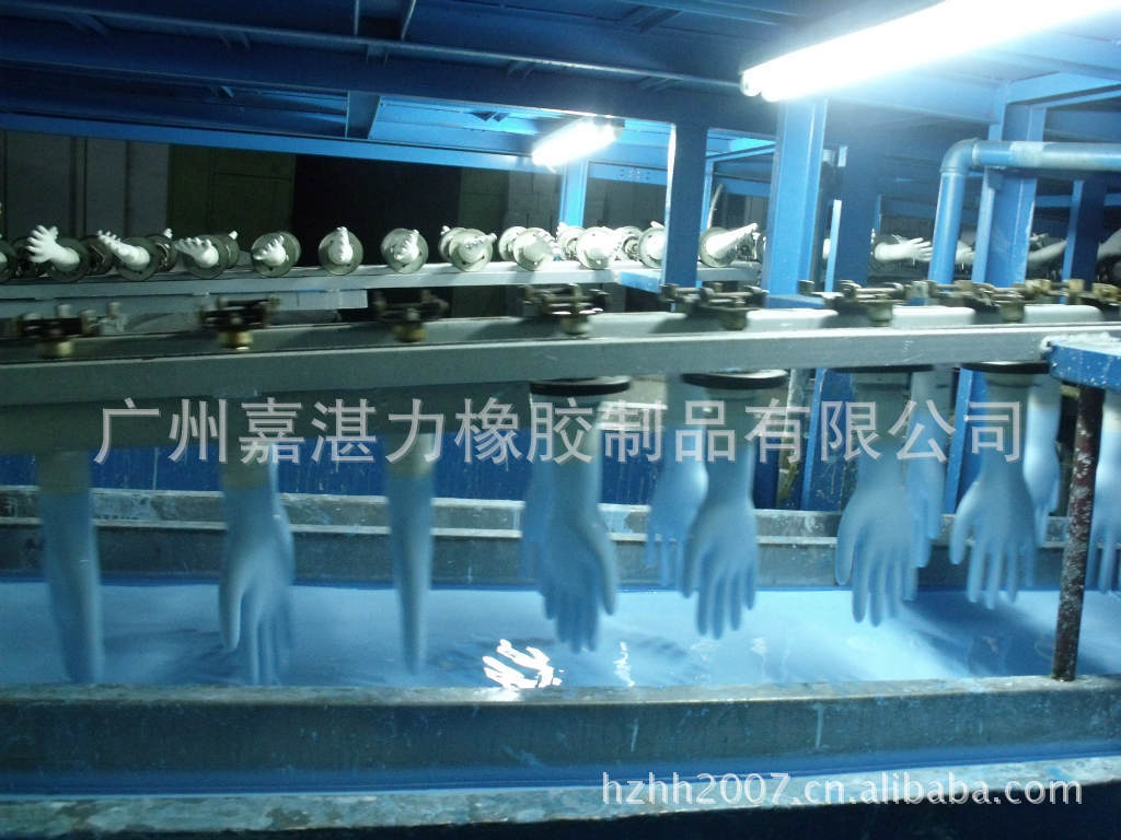 丁晴手套生产线