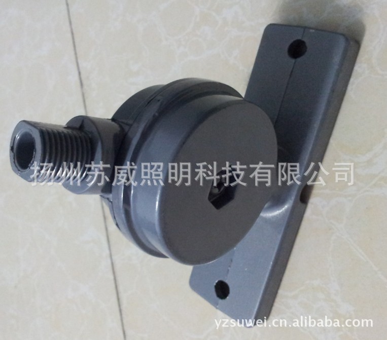 26.吊钩吸盘吊杆天花 工厂灯具万向节吸壁式灯具可调角度接杆无极灯