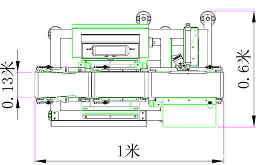 防水型重量选别秤|分选秤|检重机尺寸图