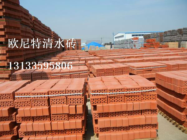 晨砻建材直销"欧尼特"建筑清水墙用页岩烧结多孔高档装饰红砖