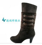 批发供应 高档老北京布鞋 HS5702-2 高跟女靴子