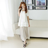 2012夏季新款 复古飘逸百褶显瘦修身纱裙 气质淑女雪纺裙*Z9291