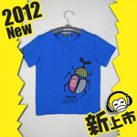 品牌儿童T恤厂家批发 2012年夏季韩版新款热销 打底针织衫现货