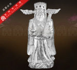 纯银工艺品-纯银摆件-银摆件-高工艺纯银摆件-特大财神