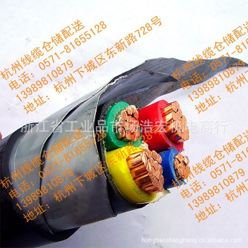 带铁皮的电缆 埋地电缆 钢带铠装vv22 yjv22 vlv22 kvv22
