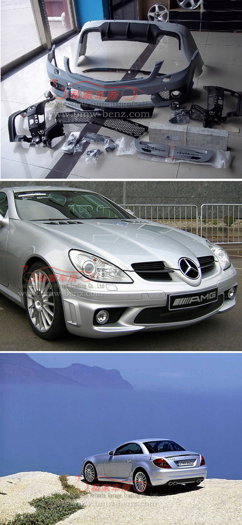 奔驰benzr171slk55德国正品amg大包围slk55amg包围